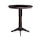 International Concepts Round 36 in Round Top Pedestal Table, 40.9 inH, Rich Mocha, 36 in W, 36 in L, 40.9 in H, Wood K15-36RT-27B-6B-2 - alternate 4